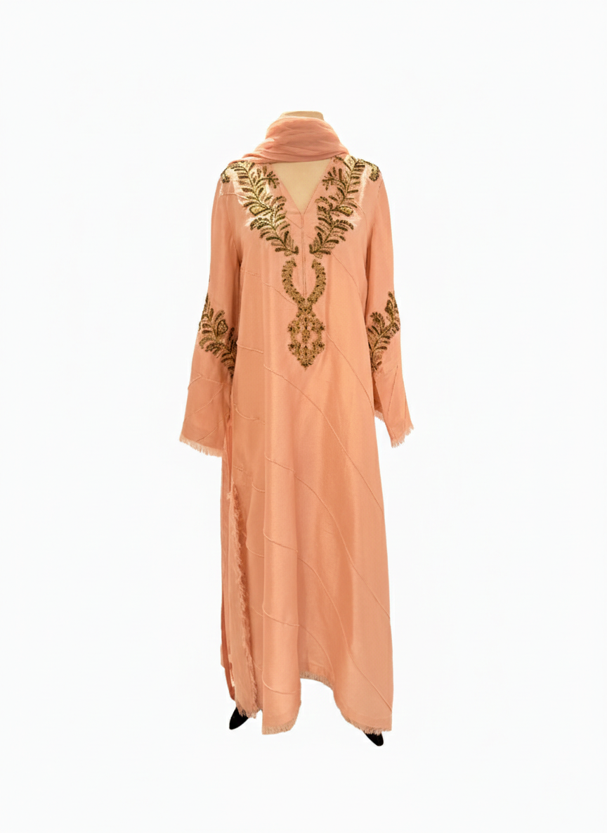 Ayesha Somaya| Pink Raw Silk 3-PC Set