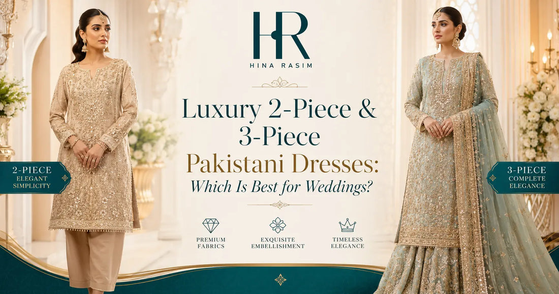 best pakistani formal dresses Luxury 2-Piece vs 3-Piece for Weddings – Hina Rasim pakistani engagement dresses