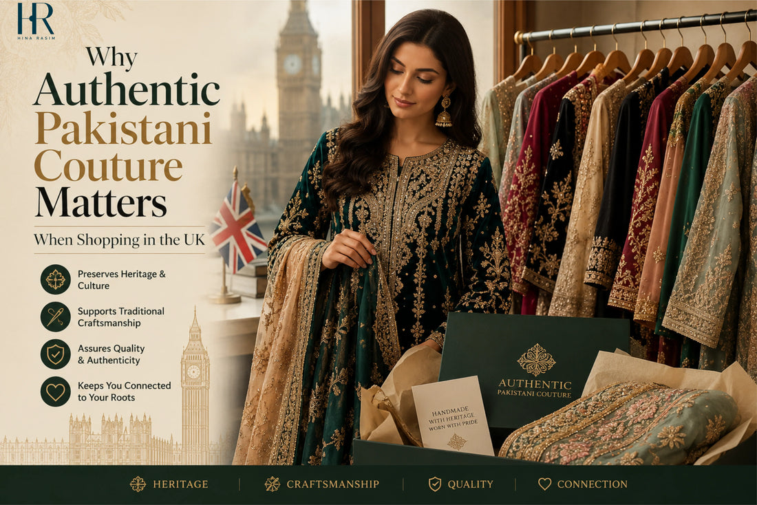 Why Authentic Pakistani Couture Matters in the UK