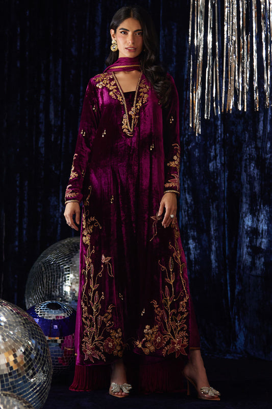 Arwen Magenta 3-Piece | Farah Talib Aziz