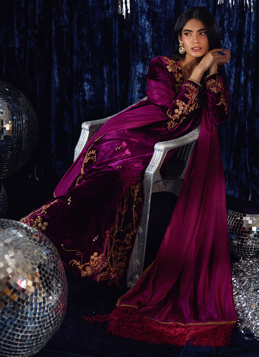 Arwen Magenta 3-Piece | Farah Talib Aziz