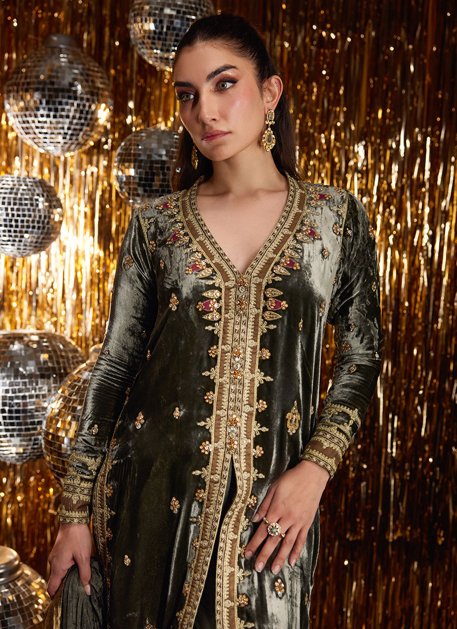 Sarina Slate 3 Piece | Farah Talib Aziz