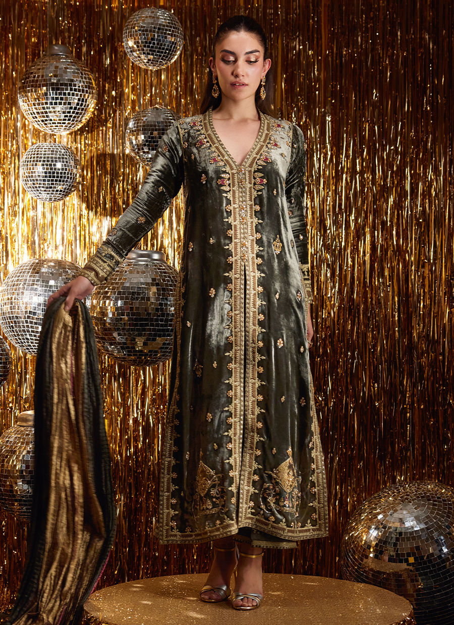 Sarina Slate 3 Piece | Farah Talib Aziz