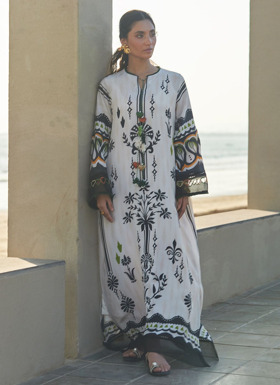 Zenya Crepe Kaftan