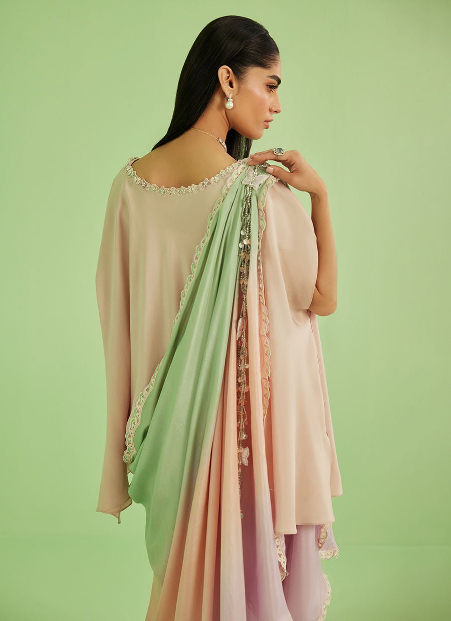 Nera Shirt Pants And Drape Dupatta