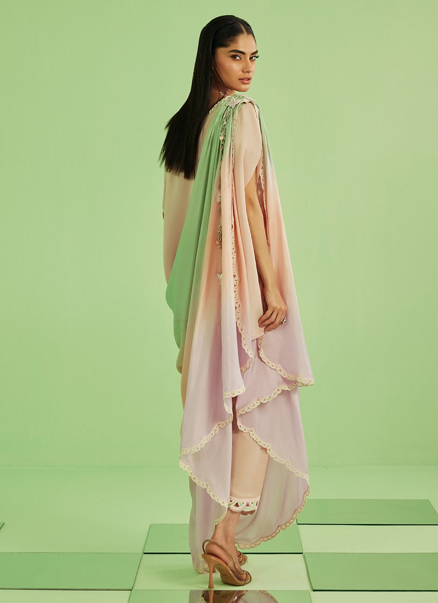Nera Shirt Pants And Drape Dupatta