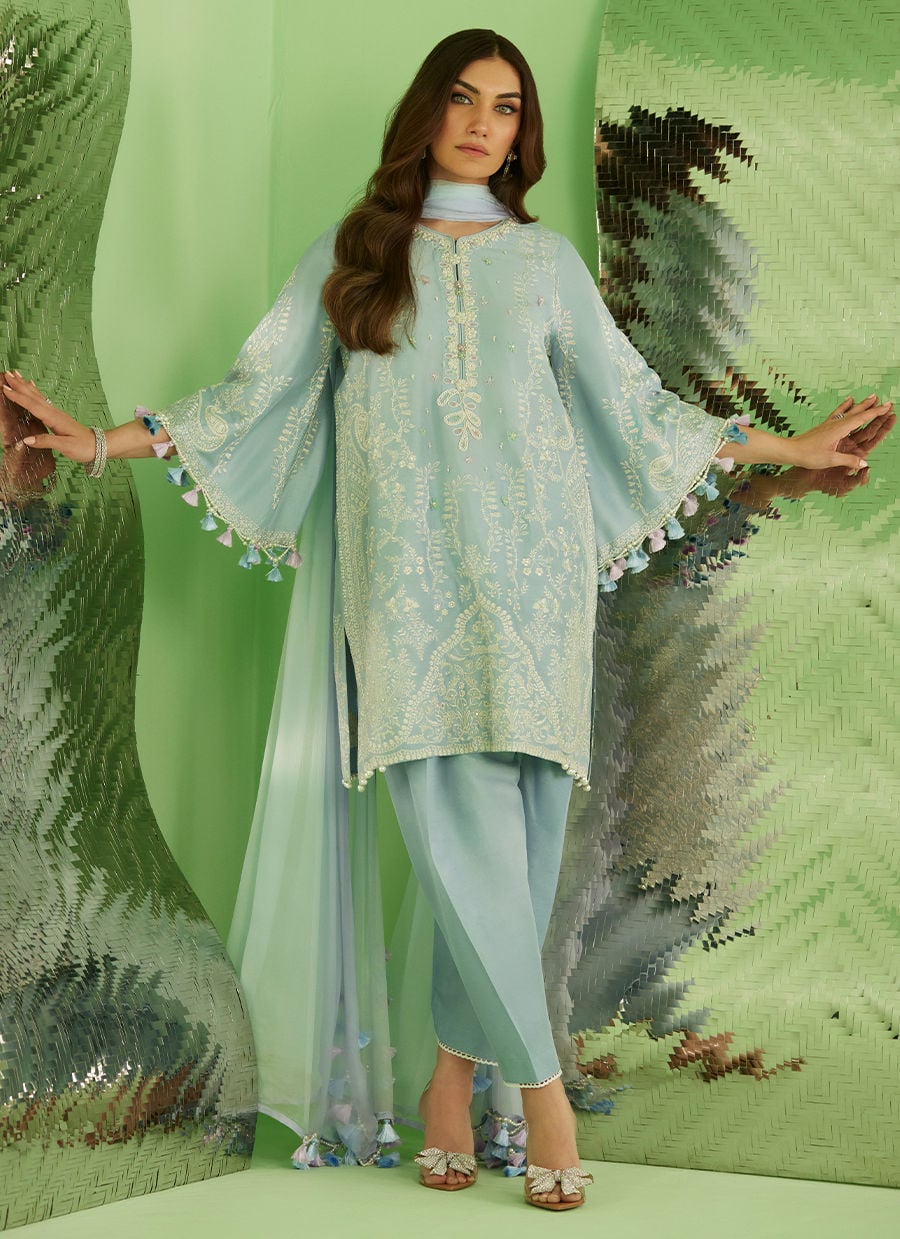 Serra Shirt And Dupatta- FTA