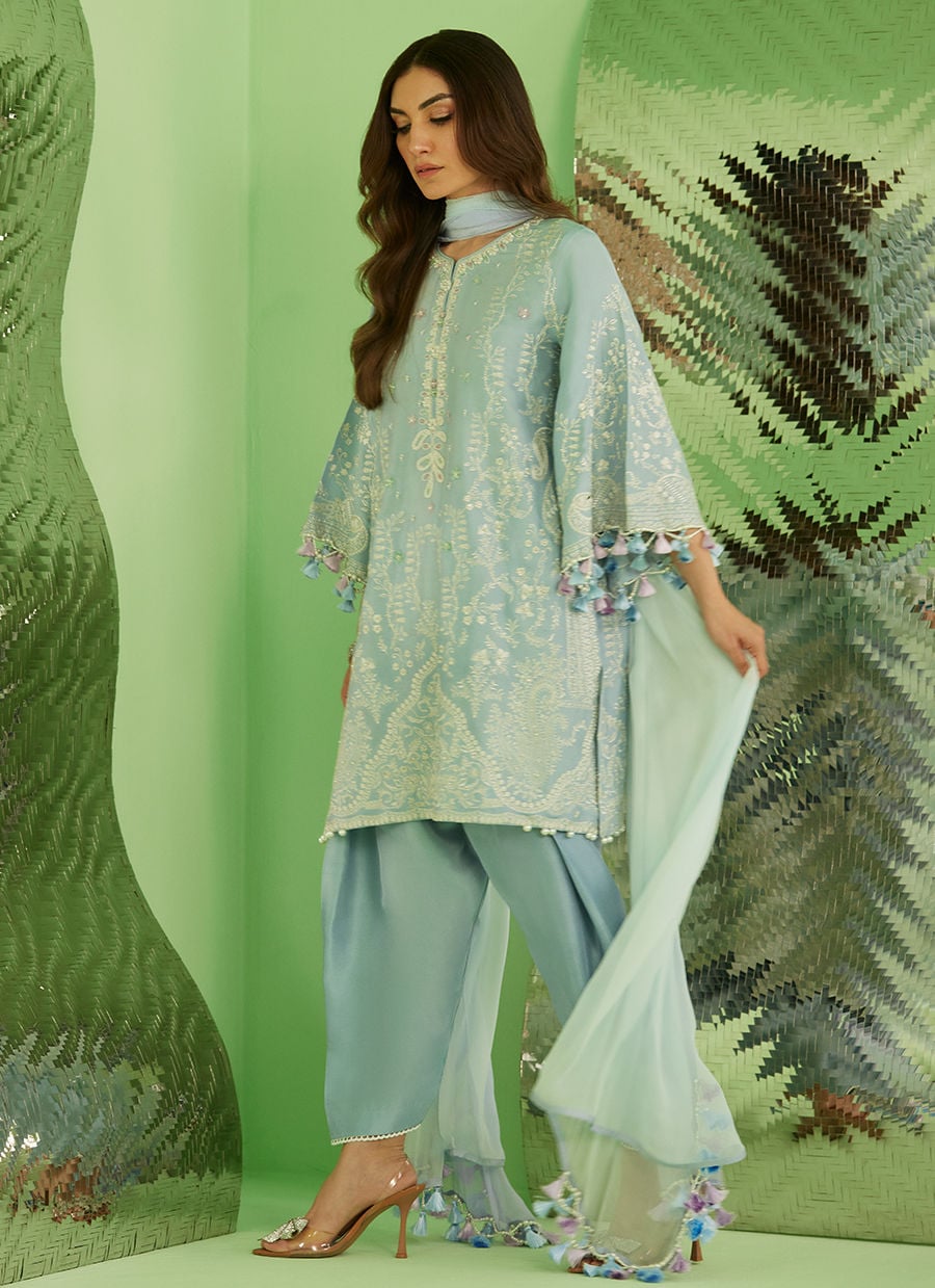 Serra Shirt And Dupatta- FTA