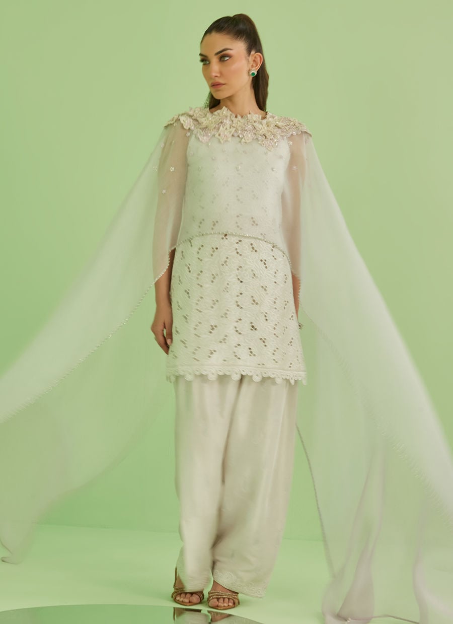 Laine Shirt , Drape Dupatta and shalwar
