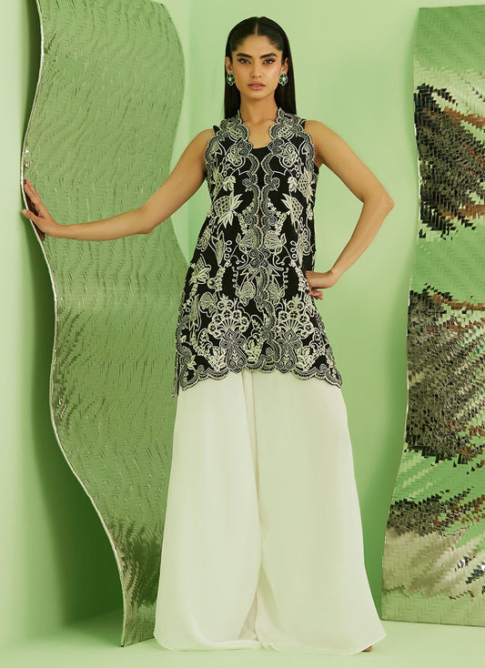 Raiya Jacket And Ivory Drape Pants
