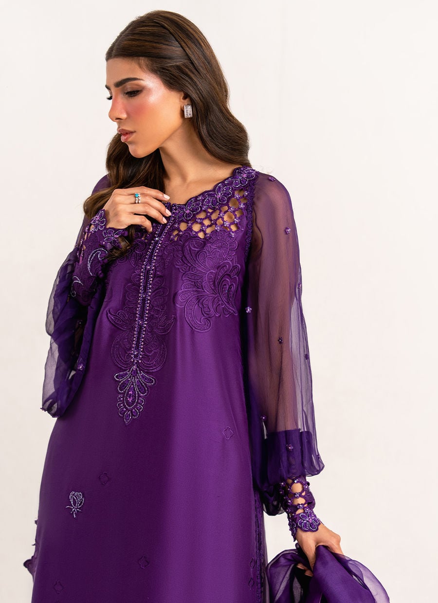 Vespera Shirt ,dupatta & crushed pants  | Farah Talib Aziz