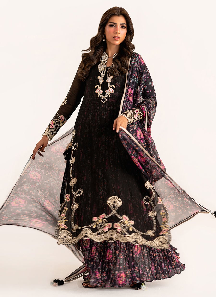 Noiréa Shirt, Inner And Dupatta Set | Farah Talib Aziz