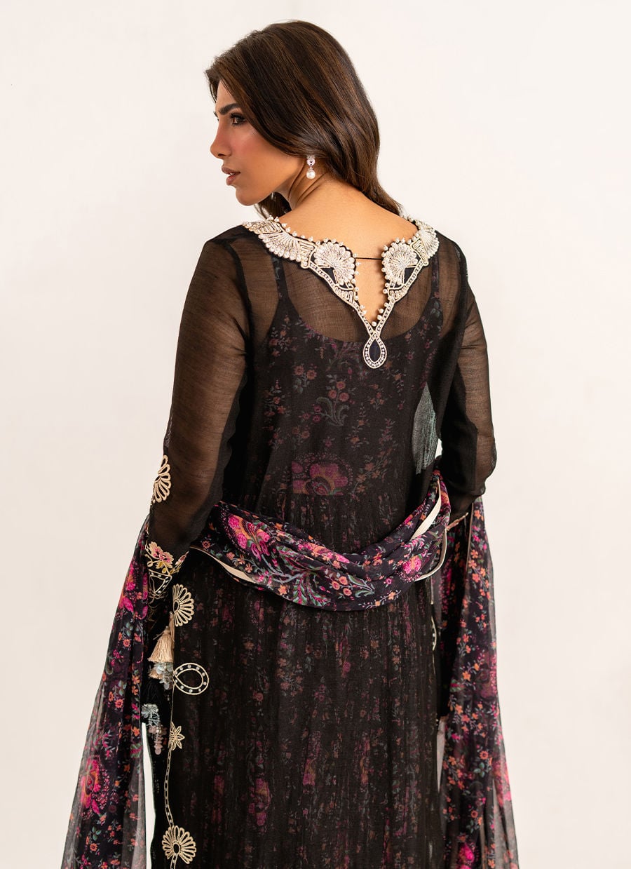 Noiréa Shirt, Inner And Dupatta Set | Farah Talib Aziz