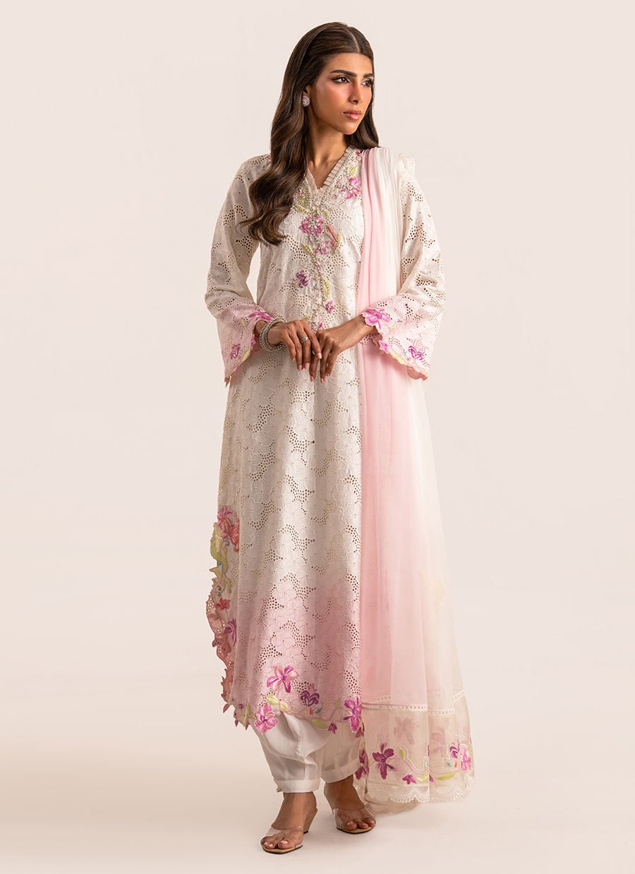 Roselle Shirt, Dupatta & pants | Farah Talib Aziz