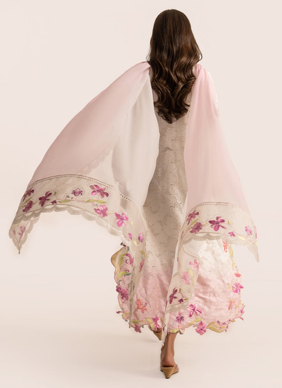 Roselle Shirt, Dupatta & pants | Farah Talib Aziz