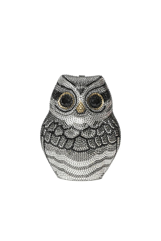 Owl Diamond Evening Clutch