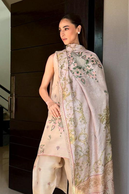 Blush Pink Raw Silk Set