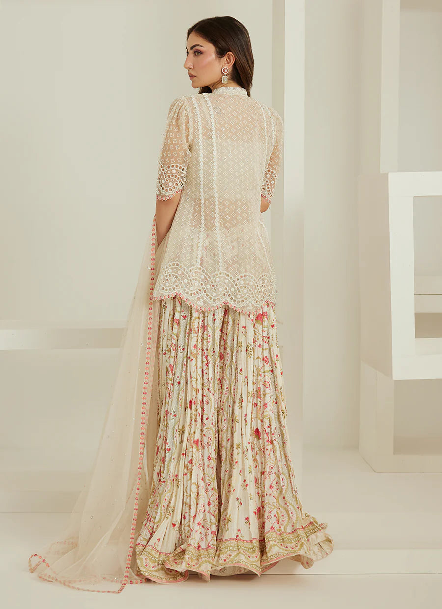 Zelda Peplum, Dupatta, Pants