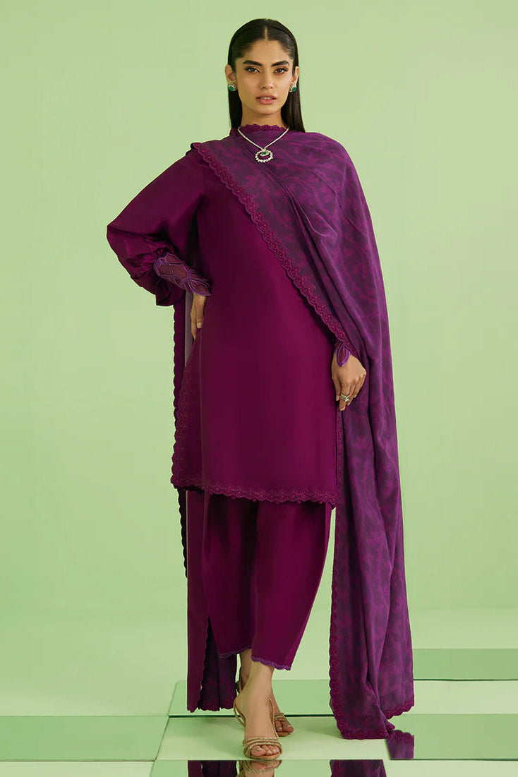Aine Short Shirt With Drape Dupatta