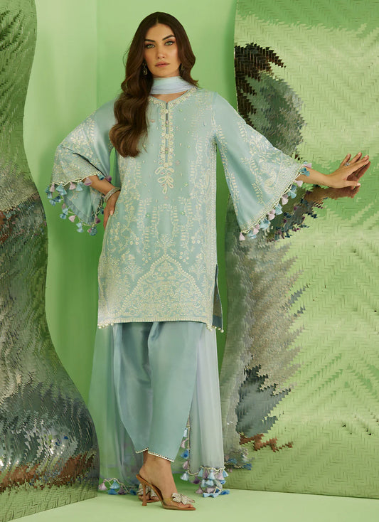 Serra Shirt And Dupatta- FTA