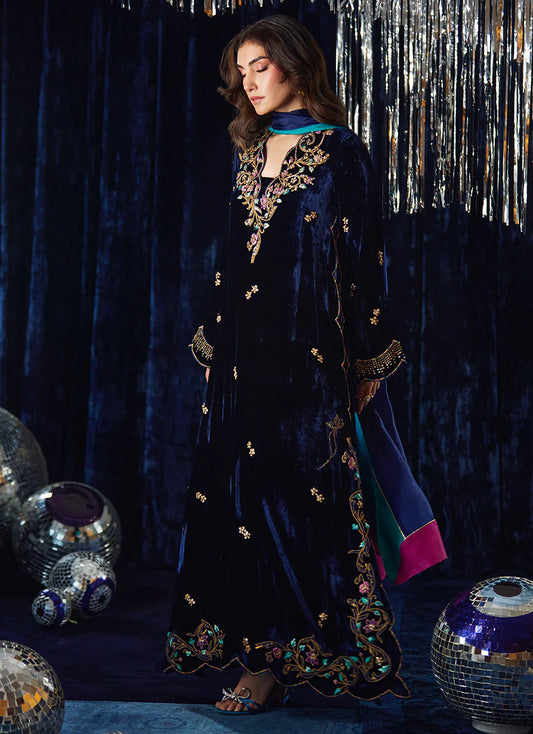 Valeh Navy 3-Piece | Farah Talib Aziz