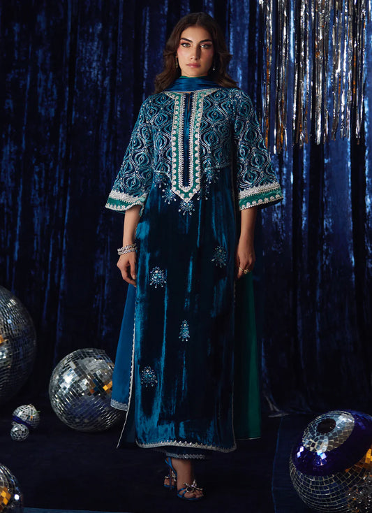 Teen Teal 3-Piece | Farah Talib Aziz