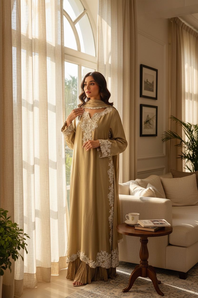 Hina rasim - Silk Kaftan