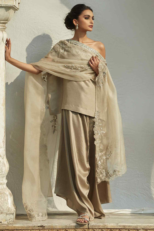OFF SHOULDER, PANTS & DUPATTA