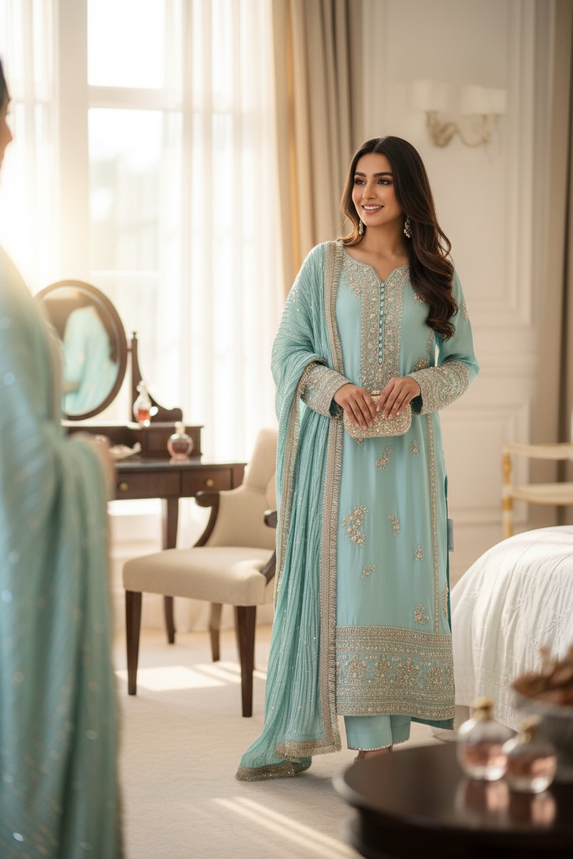 Hina Rasim - Mint Suit