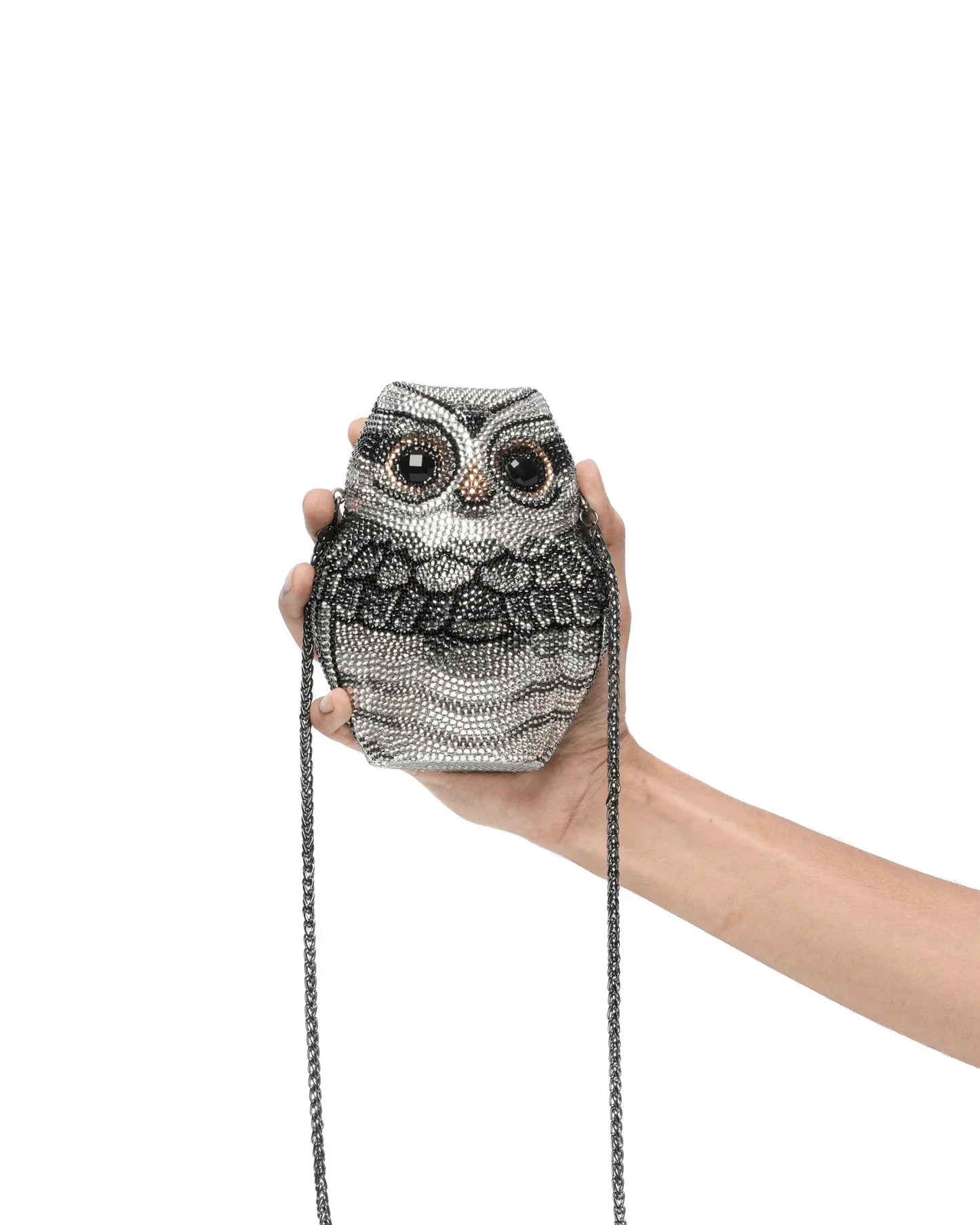 Owl Diamond Evening Clutch