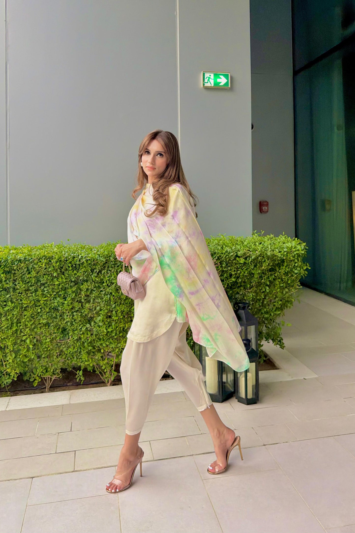 Charmeuse Silk Kurta Set