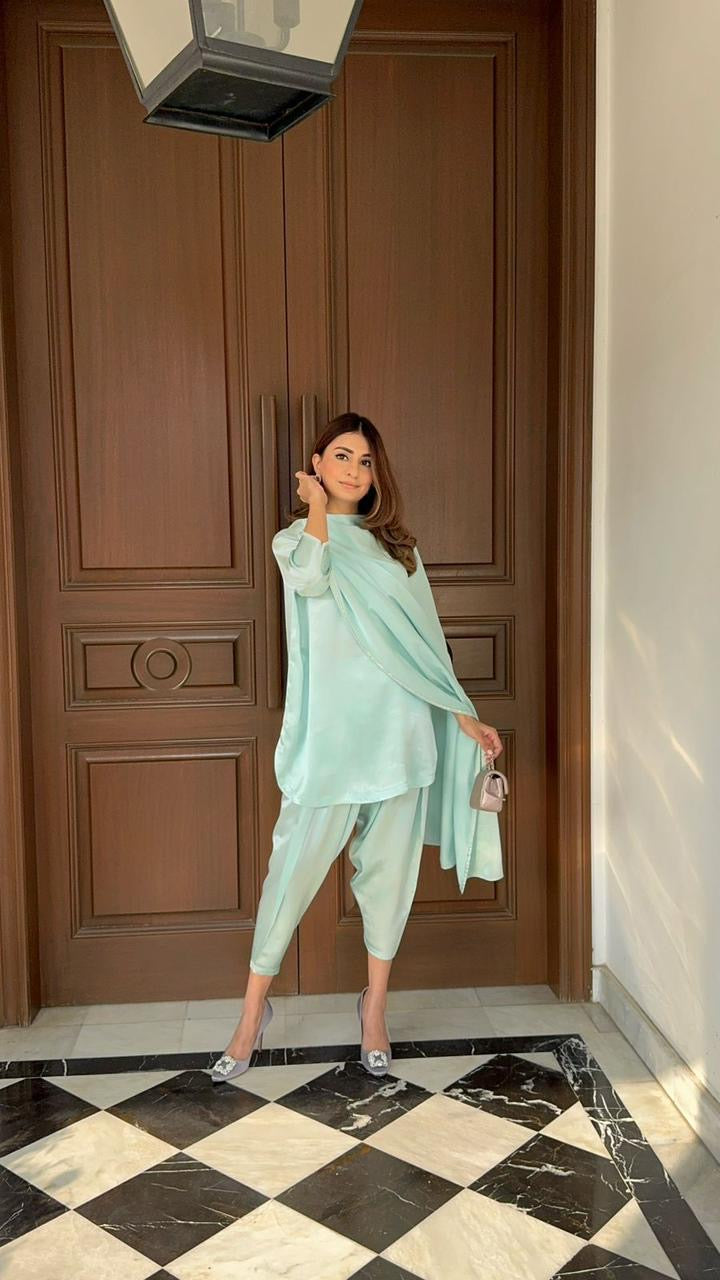Mint Silk Set