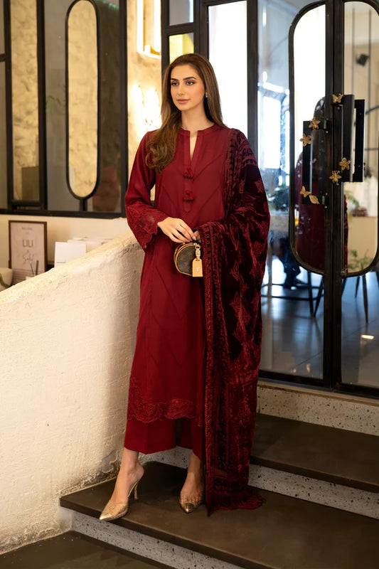 Crimson Drape | Sumaira Aurangzeb